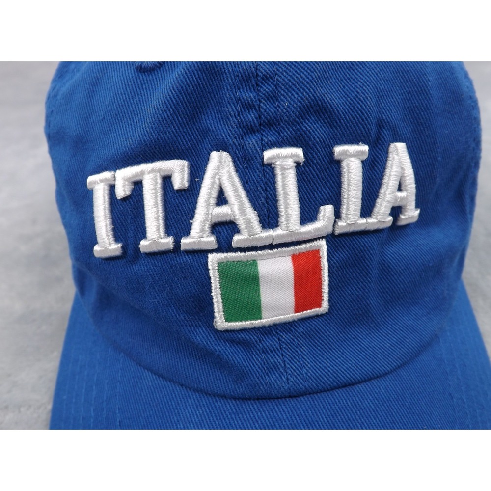 elidan Italia‎ Cap/Hat Men's  Adjustable Strapback Blue/Multi 100% Cotton - Picture 2 of 15